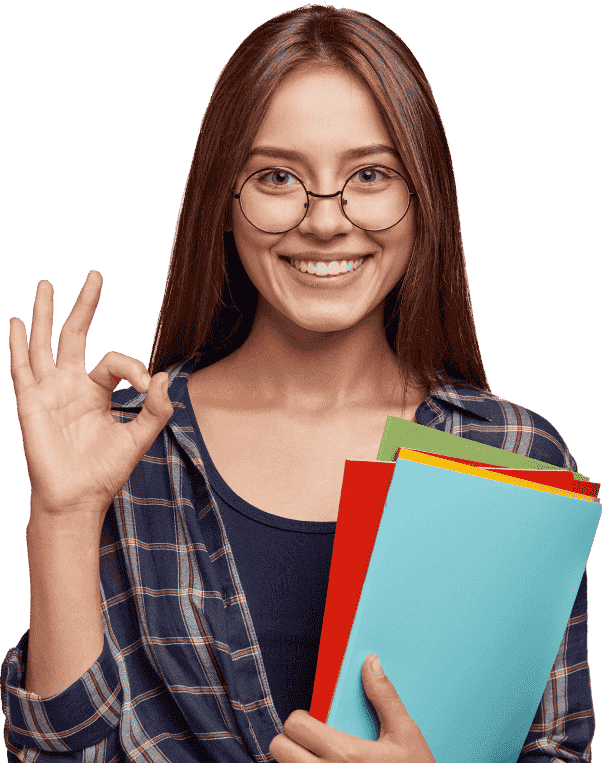 Student ready for her next tutoring session
